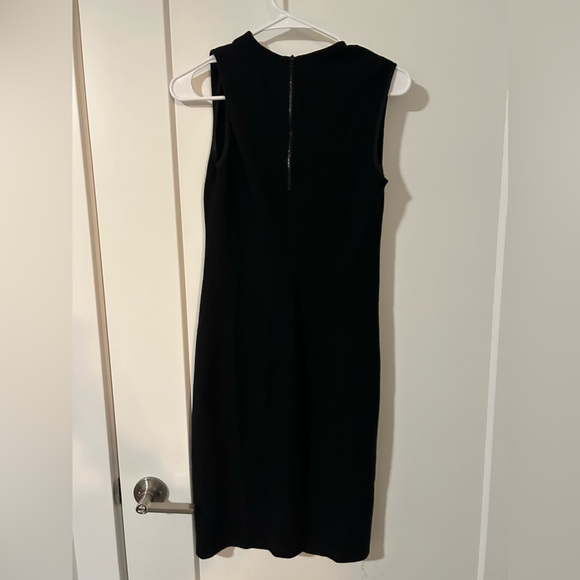 Vince Black Knit Short Sleeve Dress - Picture 5 of 9